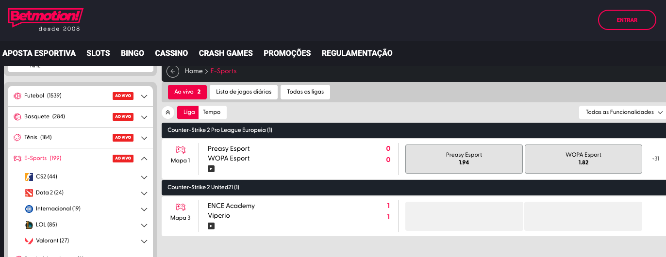 Apostes em esports