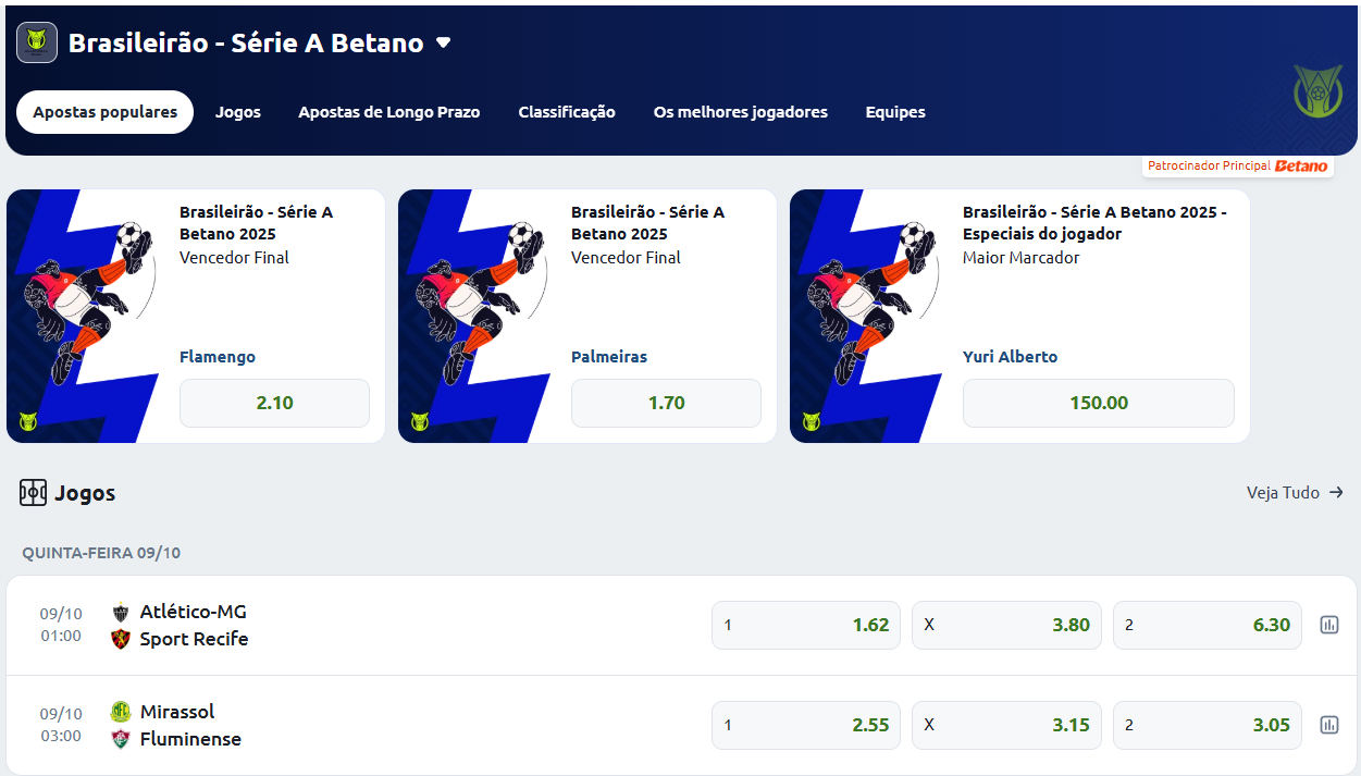 Betano Apostas Futebol