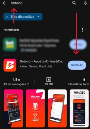 Como baixar Betano app