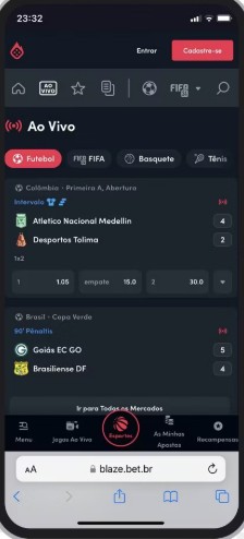 Blaze app de apostas