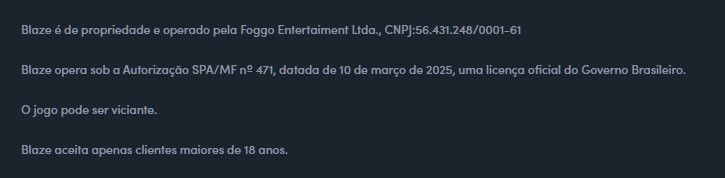Blaze Licenca