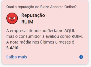 Blaze reputacao