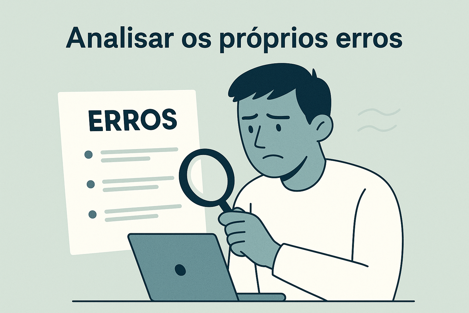 Analise seus erros