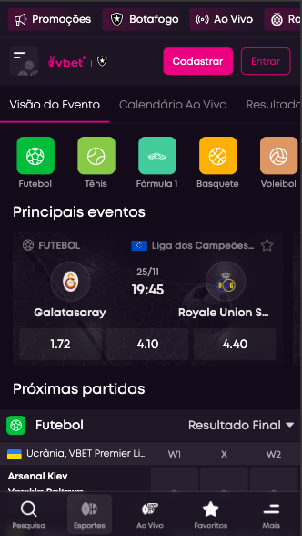 Vbet Brasil no celular