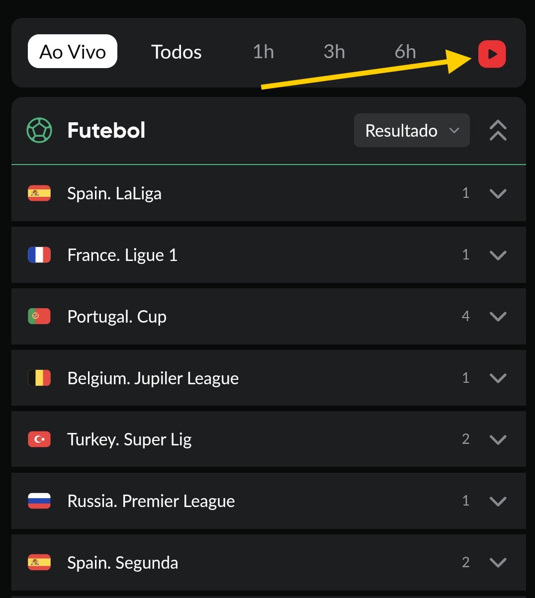 Betboom Streaming ao vivo