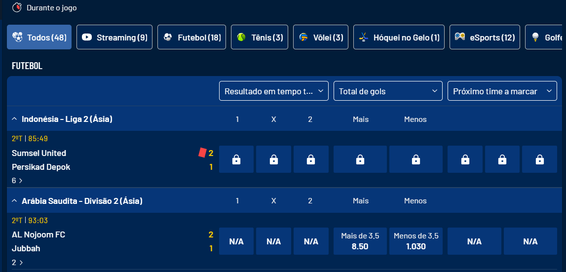 Galera Bet Apostas ao vivo