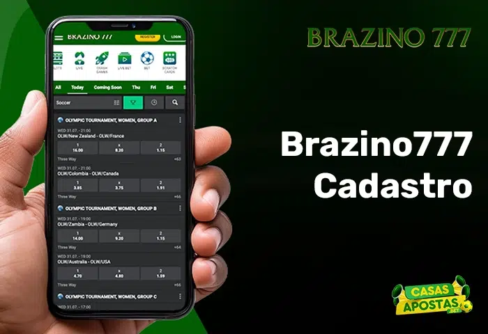 Como se cadastrar no Brazino777?