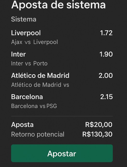 Aposta de sistema bet365