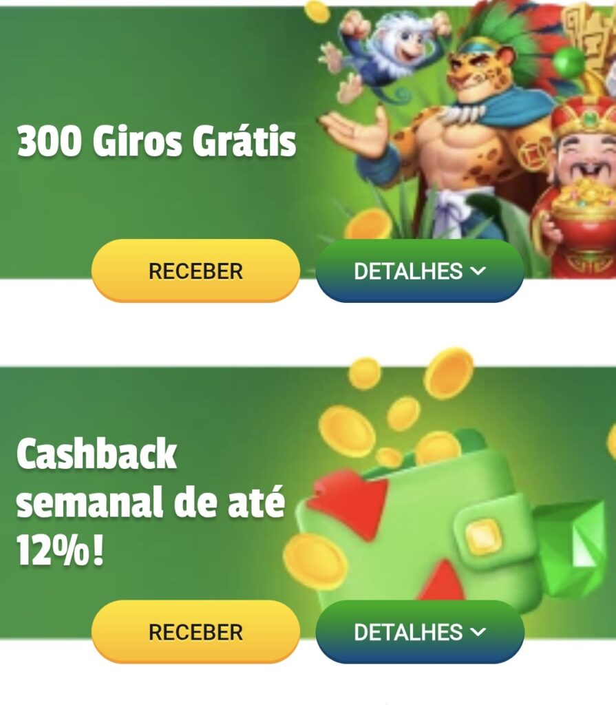 Promoções do Brazino777 app
