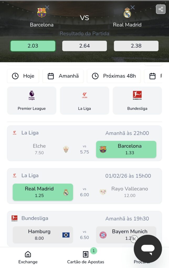 Avaliação da Bolsa de Aposta