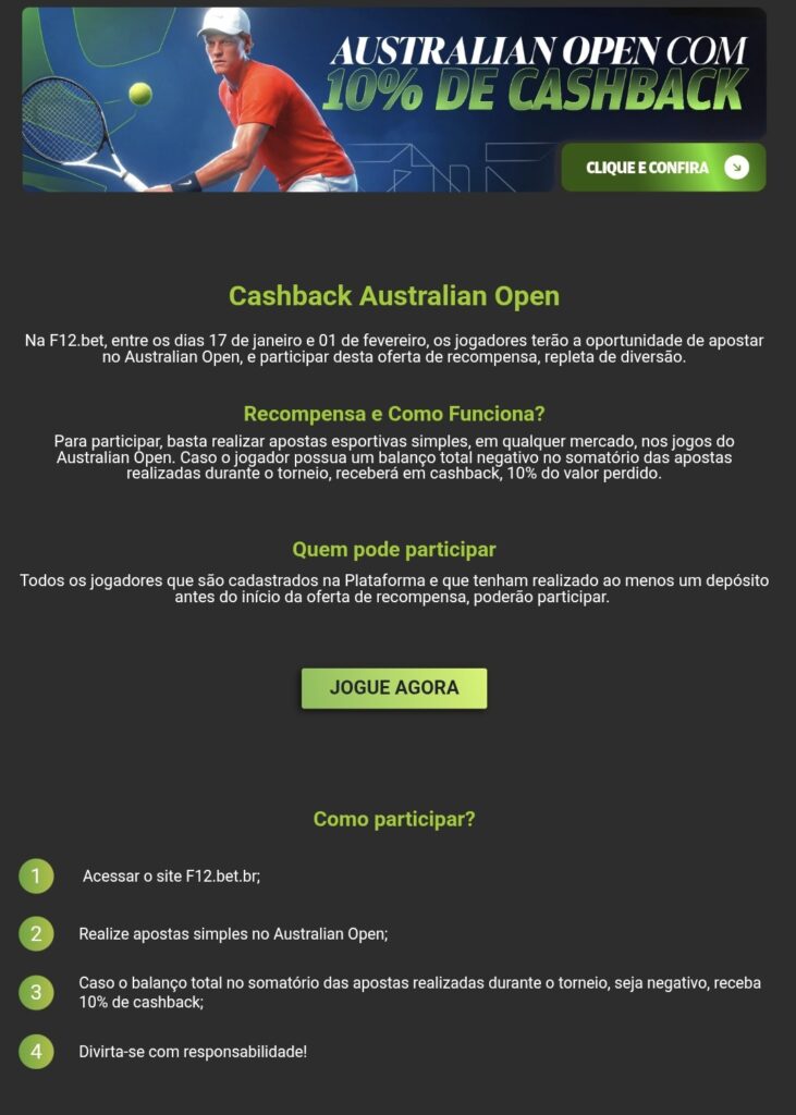 Casas de apostas com cashback termos e condições da promoção