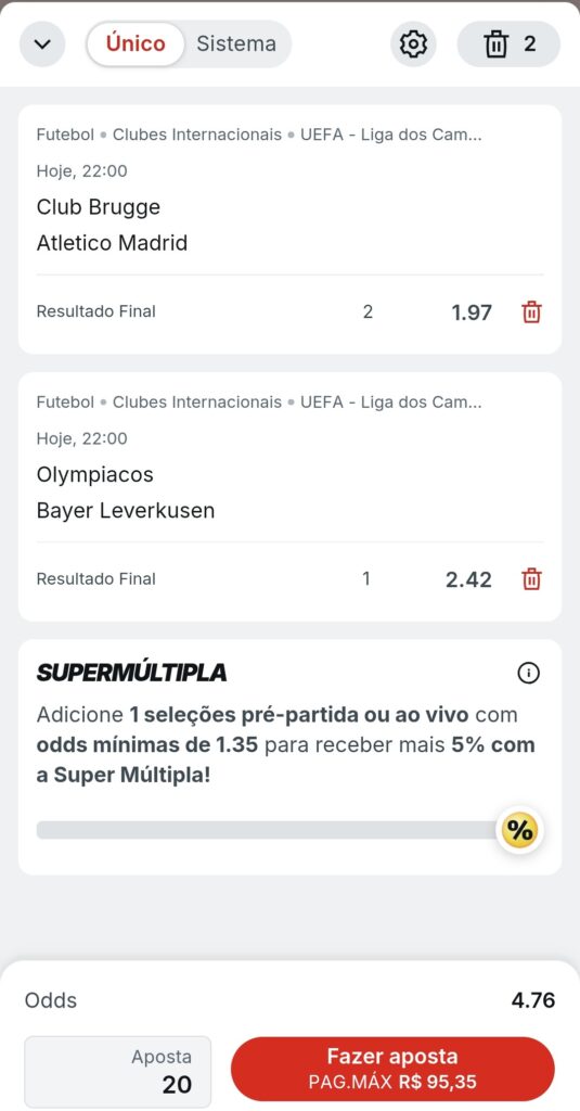 Como apostar pela Superbet app