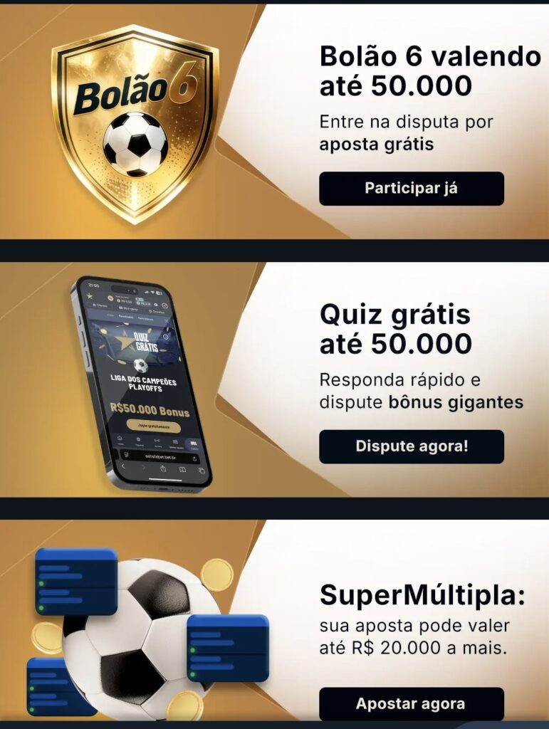 Estrela Bet app promoções