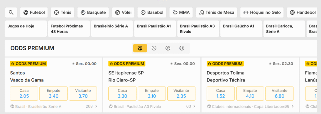 Rivalo Apostas esportes