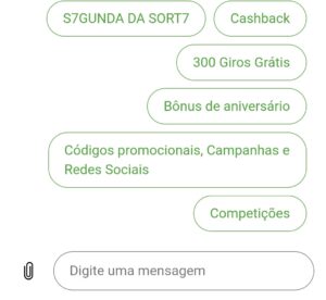 Chat ao vivo Brazino777