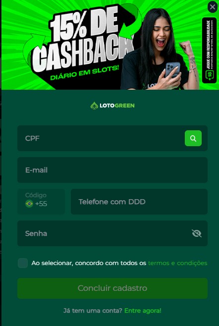 Lotogreen Bet Cadastro