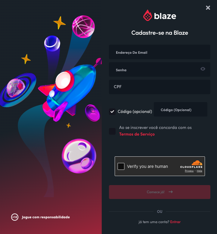 Codigo promocional Blaze