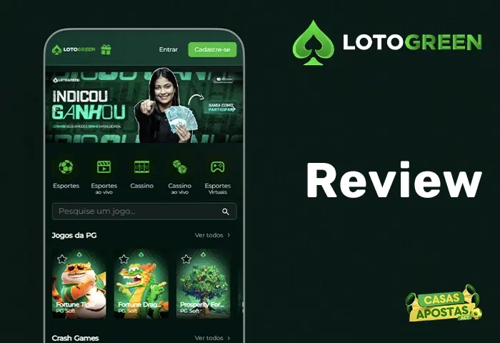 Lotogreen é confiável?