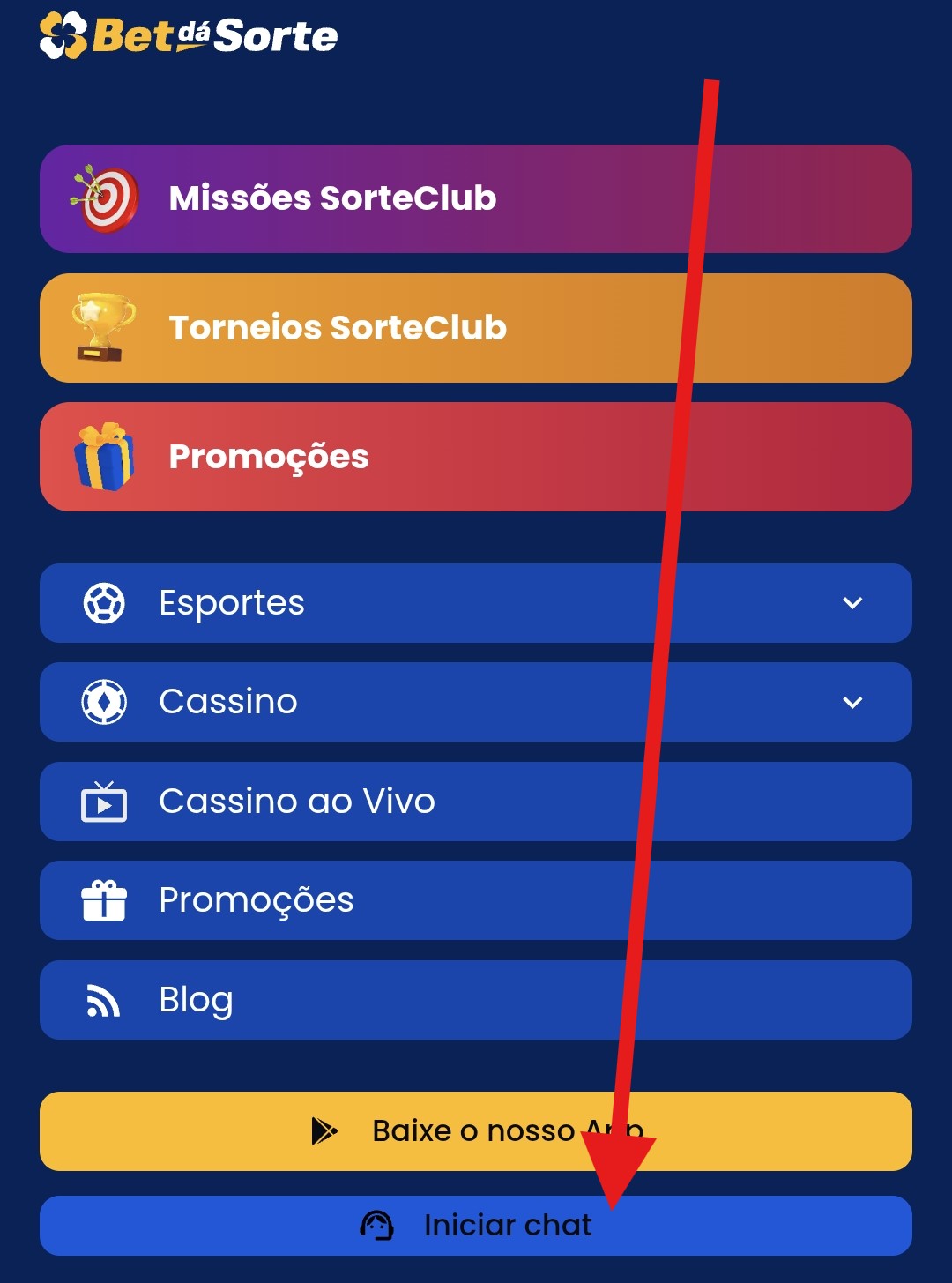 Suporte na plataforma Bet da Sorte