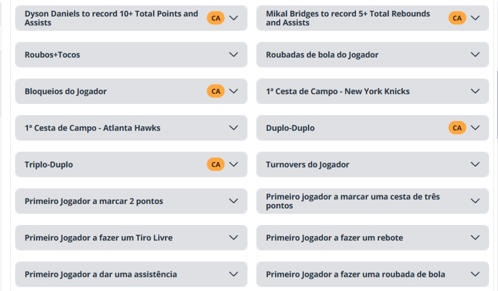 Apostas ao vivo Sportingbet