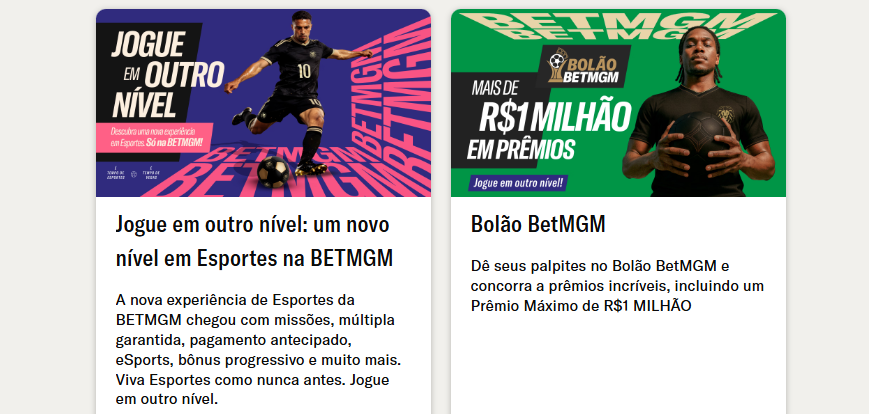 Bônus BetMGM promoções e ofertas