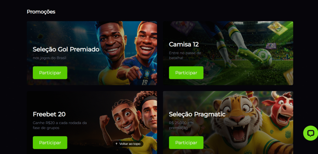 Promoções no F12 Bet