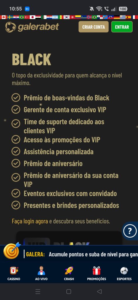 Bônus de aniversario Galera Bet